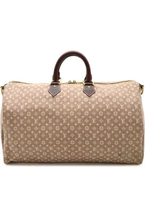 LOUIS VUITTON Pre-owned, unisex, brązowy, ONE SIZE, Skóra, Pre-owned Canvas travel-bags