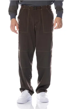 Pop Trading Company Spodnie, Mężczyzna, brązowy, L, Nylon, Spodnie Delicioso Farm Pant Nylon Brązowe