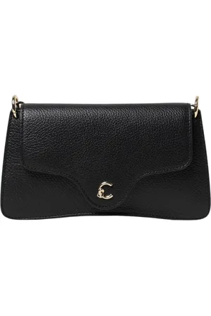 Coccinelle Torebki, Kobieta, Czarny, ONE SIZE, Elegancka Skórzana Torebka Clutch