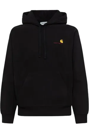 Carhartt Bluzy, Mężczyzna, Czarny, S, Bawełna, American Script Hoodie