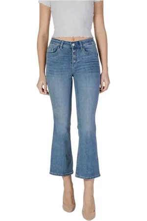 Liu Jo Jeansy, Kobieta, Niebieski, W30 L26, Niebieskie Bootcut Jeansyy z Bawełną dla Kobiet