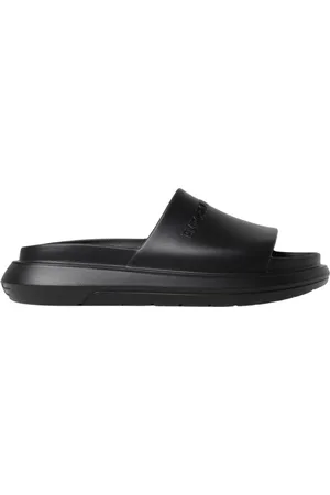 Emporio Armani Buty, Mężczyzna, Czarny, 43 EU, Czarne Sandały Męskie Stylowy Komfort