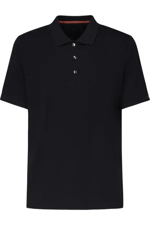 FAY Koszulki, Mężczyzna, Czarny, 2XL, Czarne Polo Style T-shirty i Polosy