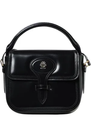Bally Torebki, Kobieta, Czarny, ONE SIZE, Czarna skórzana torba na ramię