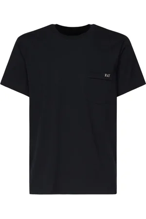 FAY Koszulki, Mężczyzna, Czarny, M, Czarne T-shirty i Pola z Kieszenią