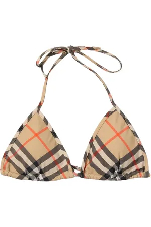 Burberry Stroje kąpielowe, Kobieta, Beżowy, M, Piaskowy Bikini Kostium Kąpielowy