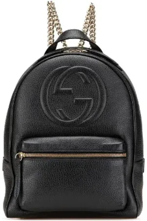 Gucci Pre-owned, Kobieta, Czarny, ONE SIZE, Skóra, Pre-owned Leather backpacks