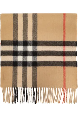 Burberry Akcesoria, unisex, Beżowy, ONE SIZE, Kaszmir, Kaszmirowy szal