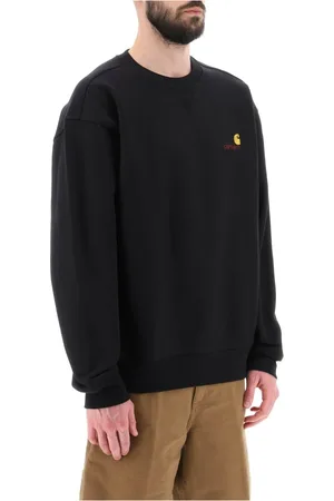 Carhartt Bluzy, Mężczyzna, Czarny, XL, Bluza Crewneck