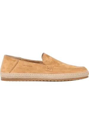 Stuart Weitzman Buty, Mężczyzna, Beżowy, 43 EU, Zamsz, Espadrille Loafer Casual Comfort