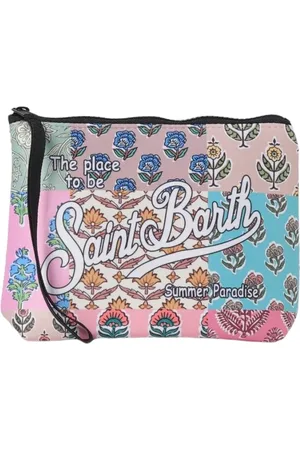 MC2 SAINT BARTH Torebki, Kobieta, Wielobarwność, ONE SIZE, Kwiatowy Patchworkowa Torba na ramię