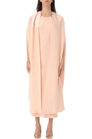 Max Mara Sukienki, Kobieta, Różowy, XS, Elegancka Różowa Sukienka Midi