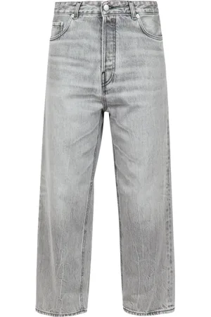 haikure Jeansy, Kobieta, Szary, W24, Bawełna, Szare Jeansyy w Stylu Vintage