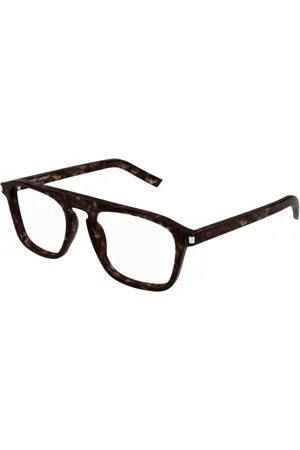 Saint Laurent Akcesoria, unisex, brązowy, ONE SIZE, Kwadratowe okulary przeciwsłoneczne