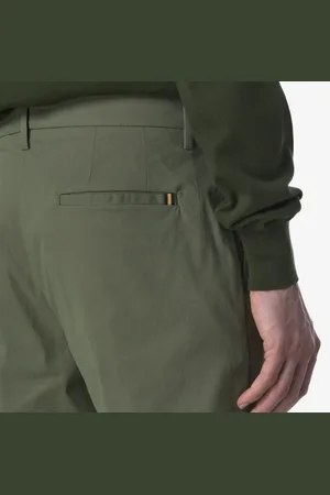 K-Way Spodnie, Mężczyzna, Zielony, L, Spodnie Twill Tech