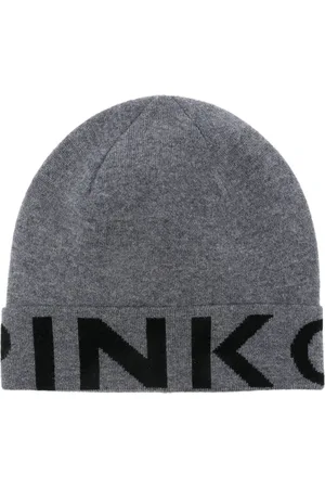 Pinko Akcesoria, Kobieta, Szary, ONE SIZE, Model Oktawian Czapka