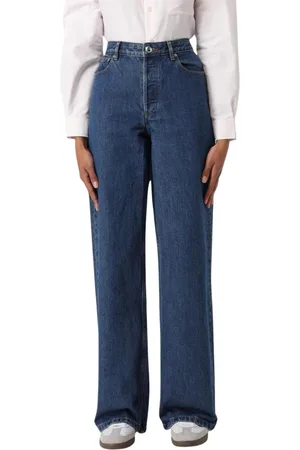 A.P.C. Jeansy, Kobieta, Niebieski, W27, Denim, Jeansyy z wysokim stanem w ciemnym odcieniu