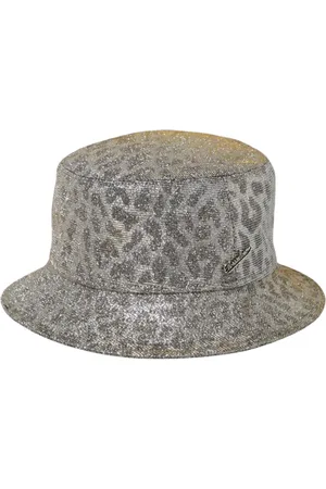 Borsalino Akcesoria, Kobieta, Szary, M, Elegant Wide Brim Fedora Hat