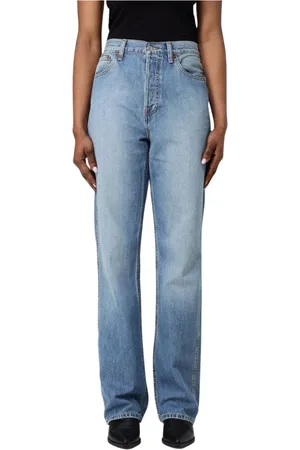 RE/DONE Jeansy, Kobieta, Niebieski, W29, Denim, Vintage High Rise Loose Fit Jeansy