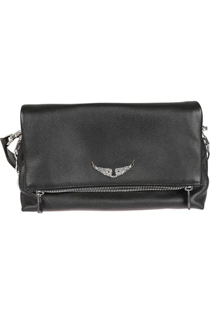 Zadig & Voltaire Torebki, Kobieta, Czarny, ONE SIZE, Ziarnisty Kurtka Skórzana Rocky