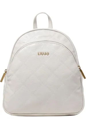 Liu Jo Torebki, Kobieta, Biały, ONE SIZE, Stylowy Pikowany Mini Plecak