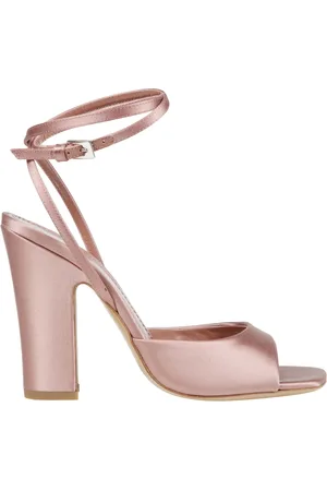 PARIS TEXAS Buty, Kobieta, Beżowy, 36 EU, Kwadratowy Nosek Grube Obcasy Sandały