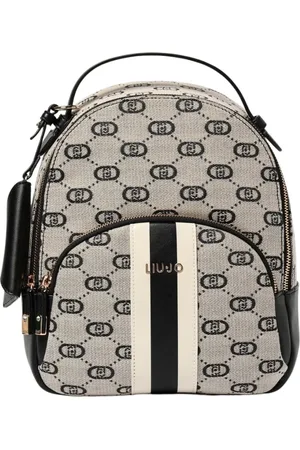 Liu Jo Torebki, Kobieta, Wielobarwność, ONE SIZE, Canvas Mini Plecak Stylowy Czarny
