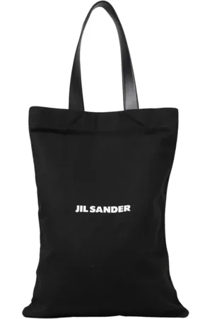 Jil Sander Torebki, Kobieta, Czarny, ONE SIZE, Czarna torba z płótna