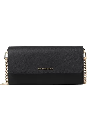 Michael Kors Torebki, Kobieta, Czarny, ONE SIZE, Czarna Chain Wallet Clutch