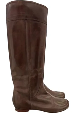 Chloé Buty, Kobieta, brązowy, 38 EU, Stylowe Skórzane Buty dla Kobiet