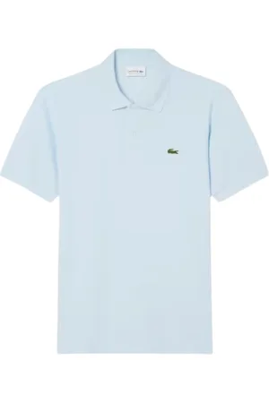 Lacoste Koszulki, Mężczyzna, Niebieski, XL, Bawełna, Lekki niebieski koszul polo w klasycznym fasonie