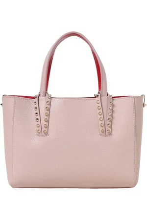 Christian Louboutin Torebki, Kobieta, Różowy, ONE SIZE, Zamsz, Różowa torba na ramię z ćwiekami