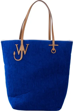 J.W.Anderson Torebki, Kobieta, Niebieski, ONE SIZE, Poliester, Torba Tote Tall Anchor