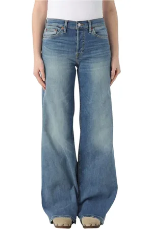 RE/DONE Jeansy, Kobieta, Niebieski, W26, Denim, Klasyczne Dzwony dla Kobiet