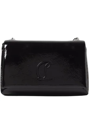 Christian Louboutin Torebki, Kobieta, Czarny, ONE SIZE, Czarna Skórzana Saszetka Portfel