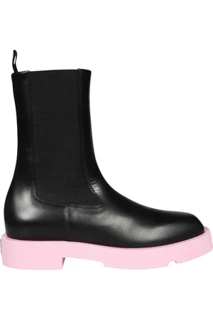 Givenchy Buty, Kobieta, Czarny, 36 EU, Czarne Skórzane Chelsea Botki