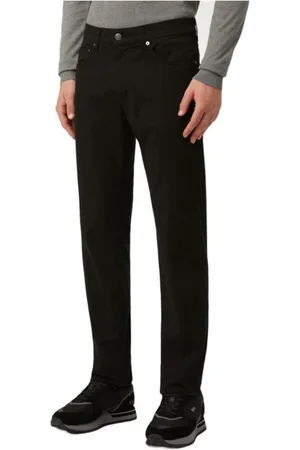 HARMONT&BLAINE Spodnie, Mężczyzna, Czarny, XS, Spódnice 5 Kieszenie Rozciągnij