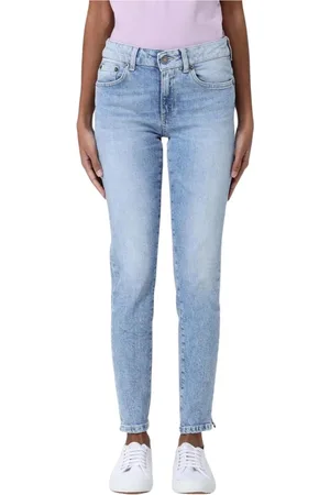 Dondup Jeansy, Kobieta, Niebieski, W25, Denim, Uniwersalne Dżinsy Skinny