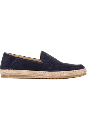 Stuart Weitzman Buty, Mężczyzna, Niebieski, 40 EU, Zamsz, Beżowe Espadryle Loafer Casual