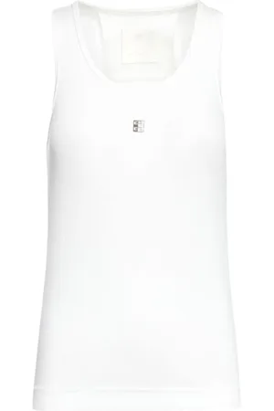 Givenchy Koszulki, Kobieta, Biały, S, Elegancki Biały Dzianinowy Top