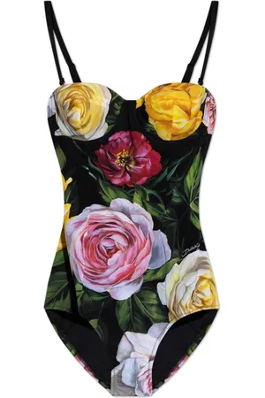 Dolce & Gabbana Stroje kąpielowe, Kobieta, Wielobarwność, L, Jednoczęściowy kostium kąpielowy