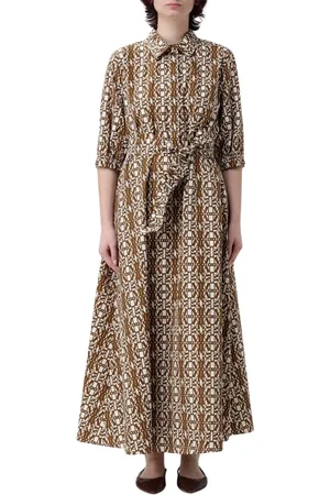 Max Mara Sukienki, Kobieta, Wielobarwność, XS, Elegancka Sukienka Midi
