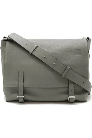 Loewe Pre-owned, Kobieta, Szary, ONE SIZE, Skóra, Pre-owned skórzane torby na ramię