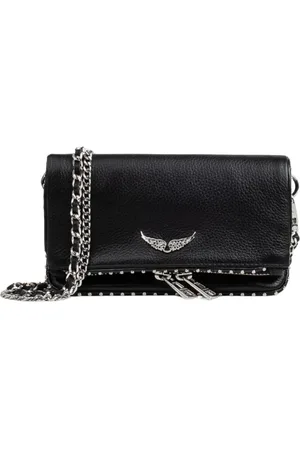 Zadig & Voltaire Torebki, Kobieta, Czarny, ONE SIZE, Stylowa Torba z Logo i Zamkiem