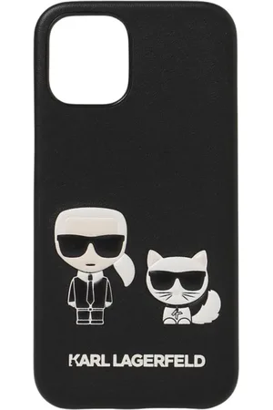 Karl Lagerfeld Akcesoria, Mężczyzna, Czarny, ONE SIZE, Pokrowiec na i Phone