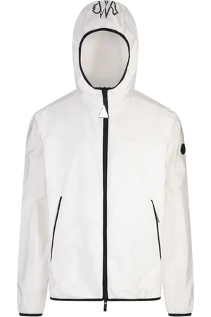 Moncler Kurtki, Mężczyzna, Biały, L, Białe Kurtki Zimowe
