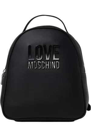 Moschino Torebki, Kobieta, Czarny, ONE SIZE, Elegancki Czarny Plecak Damski