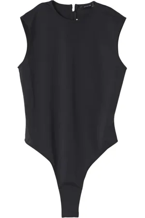 MUGLER Koszulki, Mężczyzna, Czarny, M, Czarna Dopasowana Bielizna