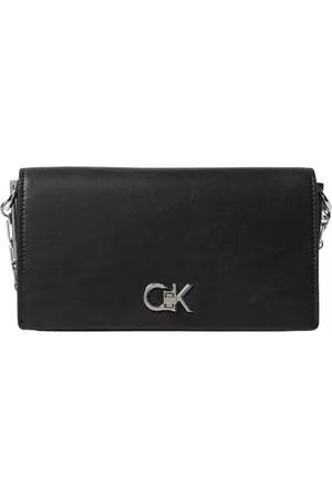 Calvin Klein Torebki, Kobieta, Czarny, ONE SIZE, Czarna Torba na Ramię Stylowa i Funkcjonalna