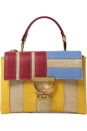 Coccinelle Torebki, Kobieta, Wielobarwność, ONE SIZE, Plecak Raffia Top Handle